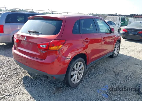 2013 Mitsubishi Outlander Sport Es z USA, uszkodzony, nr VIN 4A4AP3AU0DE011620